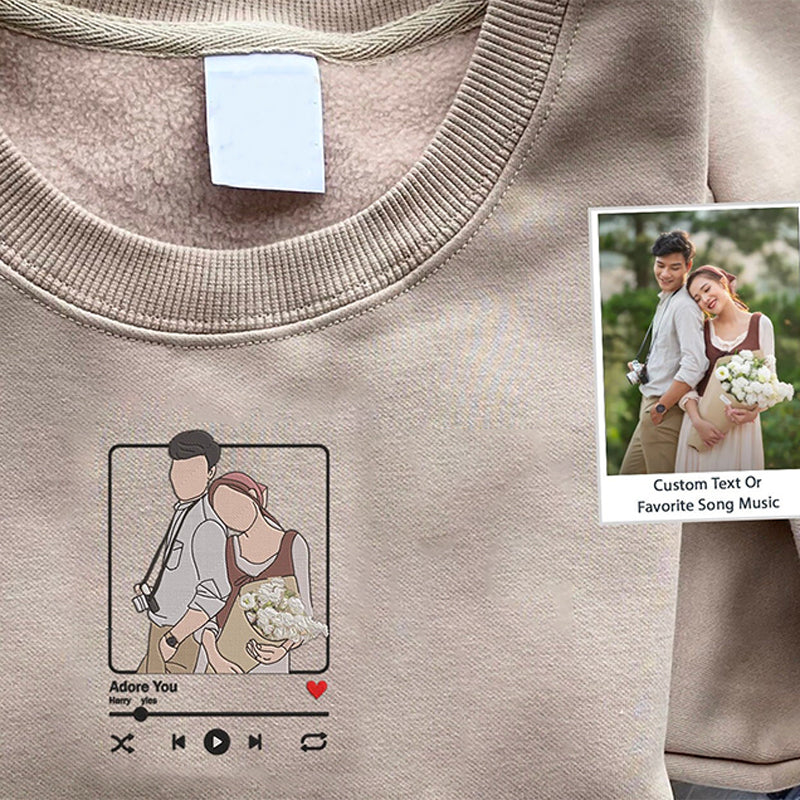 カスタムカップル - 家族のワンラインドローイングギフト、バレンタインパーソナライズ、結婚記念日ギフト