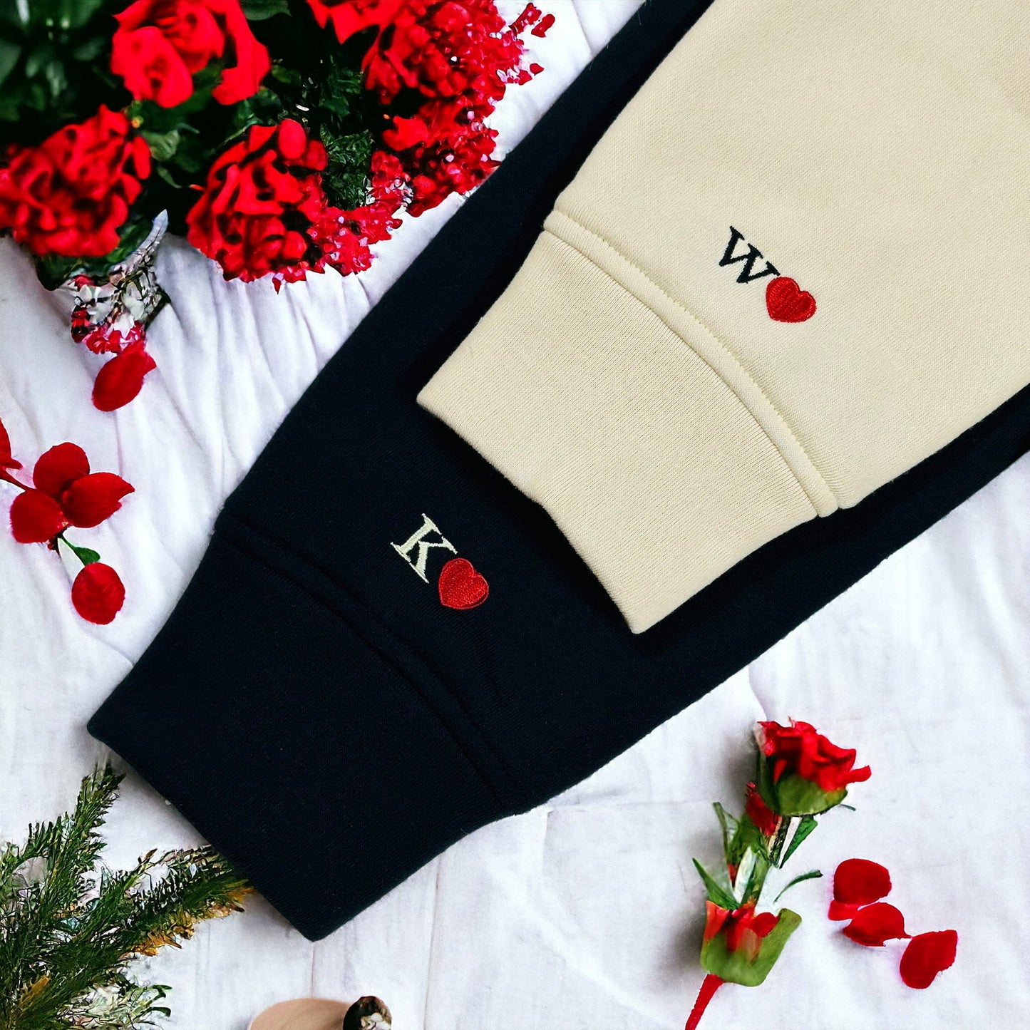 ポートレートからカスタム刺繍された写真パーカー