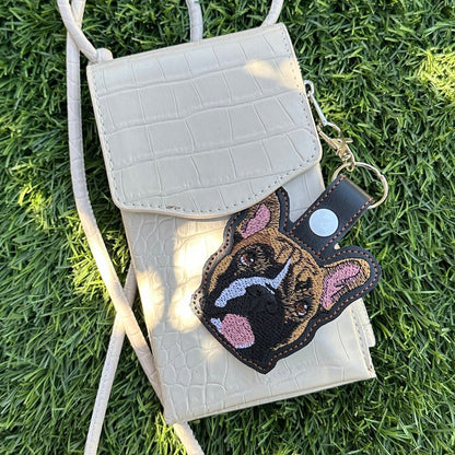 カスタムペット刺繍キーホルダー パーソナライズされた刺繍キーホルダー 動物の刺繍