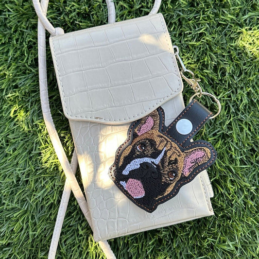 カスタムペット刺繍キーホルダー パーソナライズされた刺繍キーホルダー 動物の刺繍