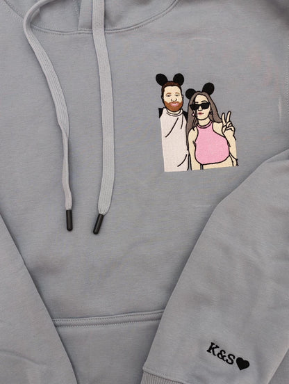 袖に子供の名前が入ったお父さん用カスタム刺繍スウェットシャツ、パーソナライズされたお父さんのクリスマスプレゼントセーター、父の日ギフト
