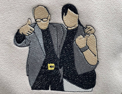 カスタム父の日刺繍スウェットシャツ、家族の肖像画パーカー、面白いお父さんパーカー