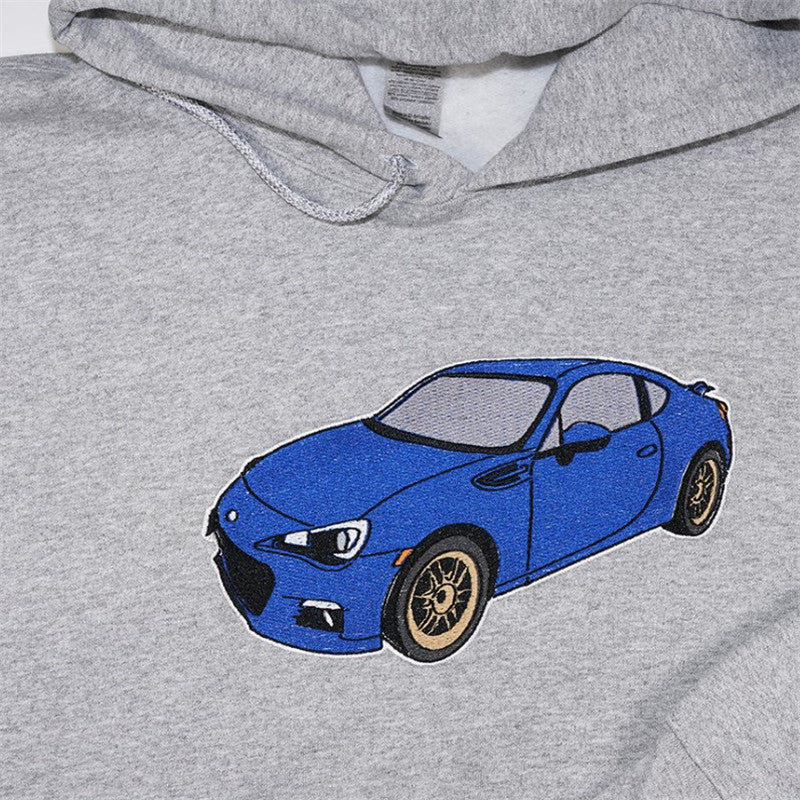 カスタム刺繍カースウェットシャツ、パーカー、Tシャツ刺繍パーソナライズ、お父さんへのギフト、カスタムスウェットシャツ、彼へのギフト
